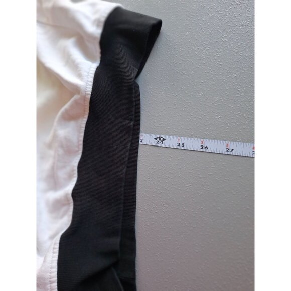 H&M Basic Hoodie Youth 16/18 White Black Colorblock Pullover Kangaroo Pocket - Picture 7 of 7